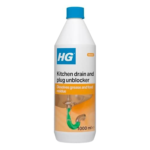 Image of HG Kitchen Drain Unblocker | Clears Blocked Sinks | 1L