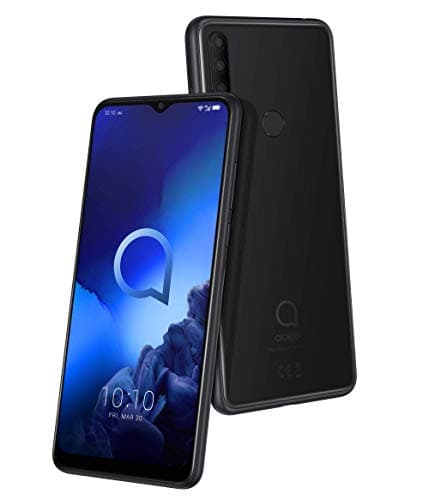Image of Alcatel 3X (2019) Sim Free Unlocked UK Smartphone 6.52” HD+ Super Full View Display with 16MP Triple Camera, Real-Time Bokeh and Android Pie - Jewelry Black (Refurbished)