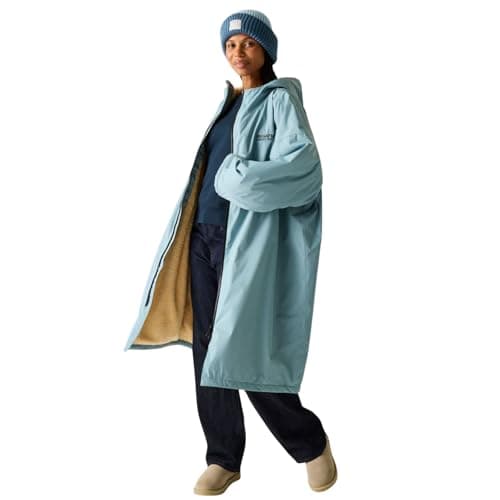 Image of Regatta Outdoor Active Unisex Waterproof Changing Robe - Citadel Blue - LXL