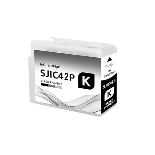 Image of 80ML EU NA Version SJIC42P SJIC41P Ink Cartridge Compatible For EPSON Color Works CW-C4000e C4000 4000U Inkjet Lable Printer(EU. SJIC42-BK)