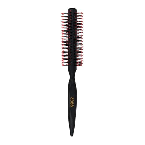 Image of Eson Radial Hair Brush, Premium Round Hair Brush for Men & Women, Ideal for Salon & Hairdresser, Versatile Round Brush for Straightening & Curling, Perfect for Wet & Dry Hair Styling (Black 33mm)