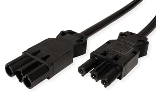 Image of BACHMANN Device Extension Cable GST18-3 Female Socket/Socket, Black, 1.5 m