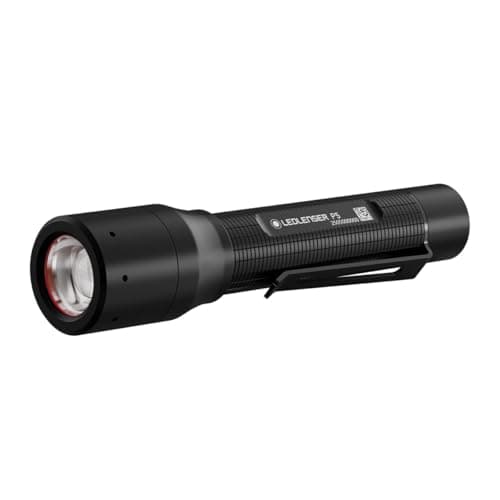 Image of Ledlenser P5 LED Torch, Pocket Size, 200lm, 170m Adjustable Focus, Lightweight, Up to 8 Hour Battery, IP54 Water Resistant, x1 AA Battery Powered Flashlight for Camping, Hiking, Dog Walking, Workshop