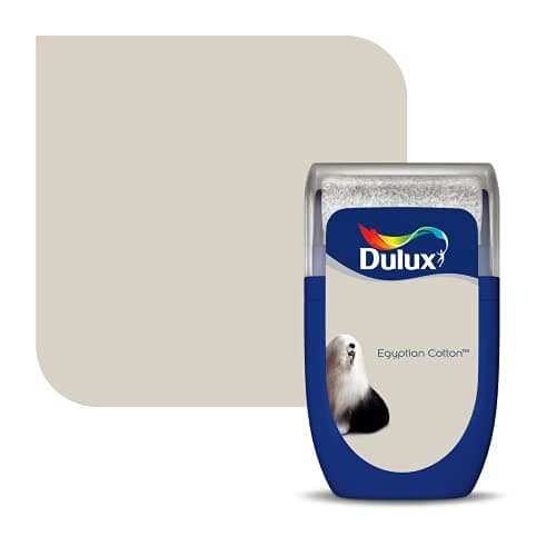 Image of Dulux Walls & Ceilings Tester Paint, Egyptian Cotton, 30 ml