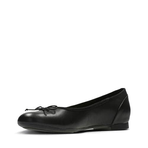 Image of Clarks Women's Couture Bloom Ballet flat, Black, 6 UK