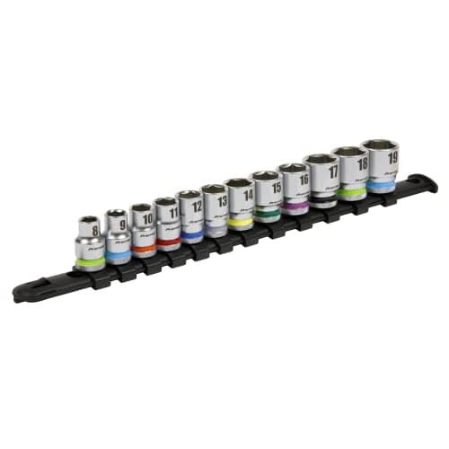 Image of Sealey Drive Socket Set - Platinum 12pc 3/8" Sq AK2660