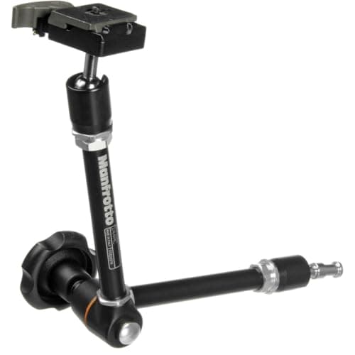 Image of Manfrotto 244RC, Variable Friction Arm with Quick Release Plate, Aluminium, Universal 1/4 Inch Thread Attachment Included