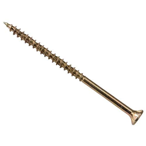Image of ForgeFast Elite Low-Torque Woodscrews | 4.0 x 35mm | Zinc Yellow Passivated | Box 200