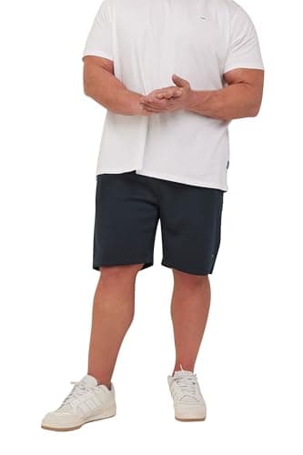 Image of BadRhino Big & Tall Blue Essential Jogger Shorts - Men's - Plus Size Curve