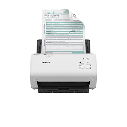 Image of Brother ADS-4300N Desktop Document Scanner |SuperSpeed USB 3.0 |Double-sided |Advanced Image Capture, UK Plug