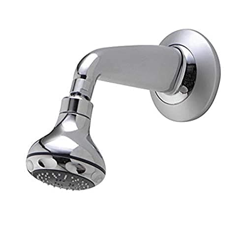 Image of Aqualisa 235047 Hydramax Complete Fixed Head and Arm, Chrome, 90mm, Silver