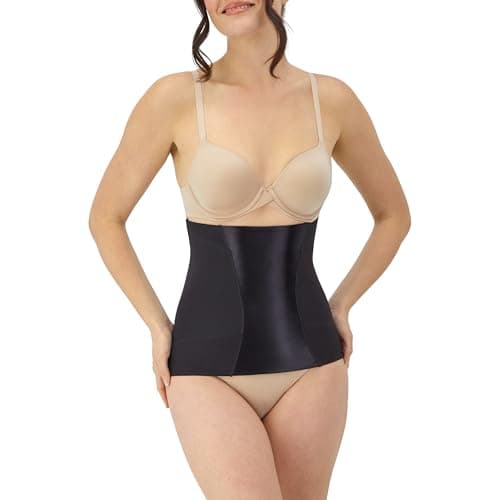 Image of Maidenform Women's Easy Up - Waist Nipper Waist Clinchers, Black (Black), XXL