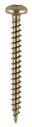 Image of TIMCO Classic Multi-Purpose Pan Head - 4.0 x 35 - Gold - Box of 200