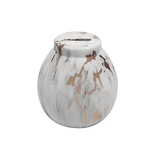 Image of Ram® Ceramic Money Pot Marble Effect Money Savings Coin Piggy Bank