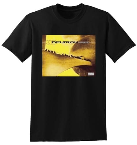 Image of WRdrtFTYH DELTRON 3030 T Shirt Vinyl cd Cover Black XXL
