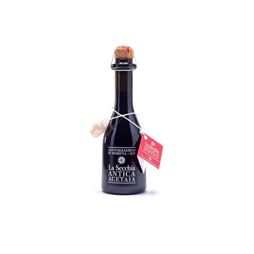 Image of La Secchia - Balsamic Vinegar of Modena PGI "One Star," Aged in Oak, Low Density, 250 ml Bottle with Cork Pouring Cap