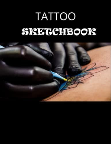 Image of Tattoo Sketchbook: Blank Sketchbook, for professional tattooists and students to draw, Blank Graph Paper for Drawing, Sketching and Recording Creative Ideas