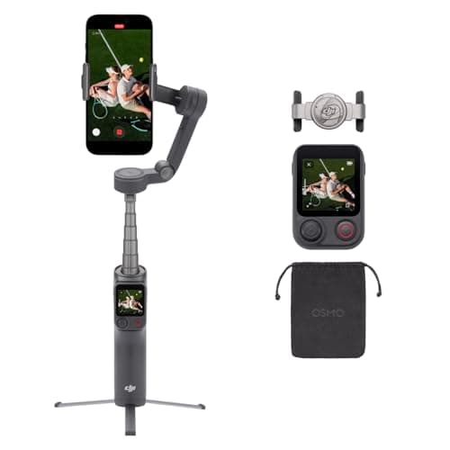 Image of Osmo Mobile 8P Gimbal Stabilizer for iPhone & Android, Remote Controller, Native Tracking, Built-in Extension Rod & Tripod, 10h Battery, Robust 3-Axis Stabilization, 360° Pan Rotation, Phone Gimbal