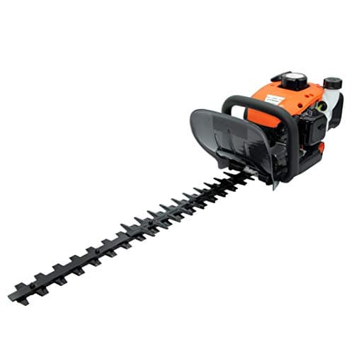 Image of Kiam Sherwood H600 Petrol Hedge Trimmer 22.5cc, Heavy Duty Hedge Cutter 60cm Double-Sided Blades, 180° Rotating Handle, Bush Trimmer & Tree Trimmer for Hedges, Shrubs & Garden Maintenance Equipment