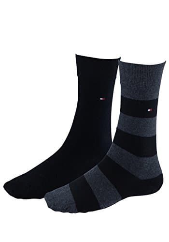 Image of Tommy Hilfiger Mens Classic CLSSC SOCK, Black, 9-11 UK