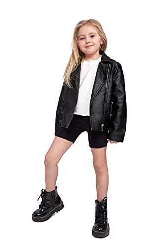 Image of SOFTSAIL Girls Leggings Cycling Shorts Short Cotton Sport Dancing Gymnastic Breathable Comfy Stretchable Black 2-3 Years