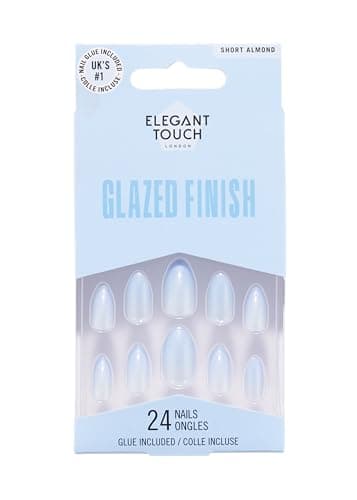 Image of Elegant Touch Glazed Finish Blue Mojito