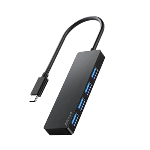Image of ANYPLUS USB C Hub, 4 Ports USB 3.0 Hub Splitter with 5Gbps Data Transfer, USB C Splitter for Type C MacBook, Mac Pro, iMac, Surface, XPS, Flash Drive, Mobile HDD
