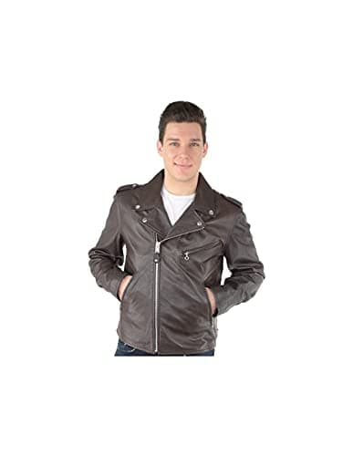 Image of Schott NYC Men's Leather Jacket - - X-Large Brown