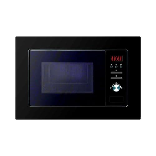 Image of Cookology BM20LNB Built-in Integrated Microwave Oven in Black - 20 Litre Capacity - 24.5cm Turntable - Autocook Menu - Auto Defrost Function - Child safety Lock