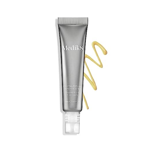 Image of Medik8 Crystal Retinal Ceramide 3 Eye Cream - Anti Ageing & Anti Wrinkle - Smooth & Lift Eye Cream - 0.03% Retinal Strength - 11x Faster than Retinol - For New Vitamin A Users - 15ml