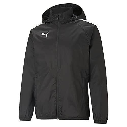 Image of PUMA Men's TeamLIGA All Weather Jacket, Black/Black, Large