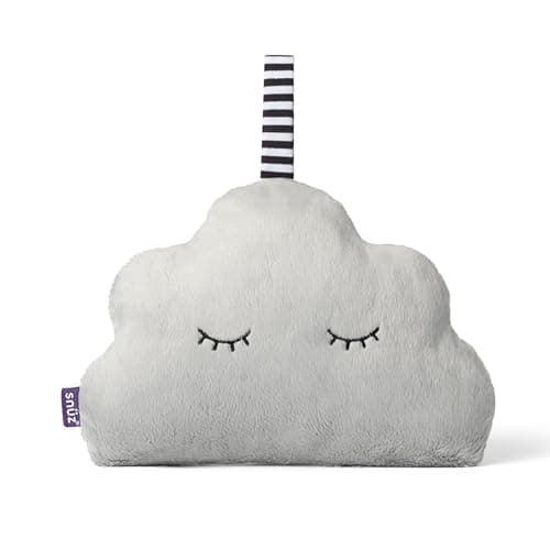 Image of SnuzCloud Baby Sleep Aid - White Noise Machine with Night Light, Sound Machine with Heartbeat, Lullaby, Waterfall & Pink Noise, Adjustable Volume, Soft & Portable, Essential Baby Shower Gifts, Grey
