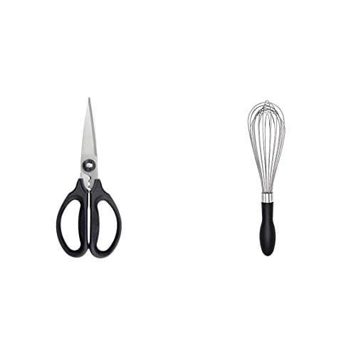 Image of OXO Good Grips Kitchen and Herb Scissors & Good Grips Balloon Whisk, 11 inch