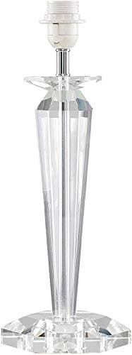 Image of MiniSun | Modern Clear Genuine K9 Crystal Table Lamp Base | Table Lamps, Home Décor & Improvement Essential