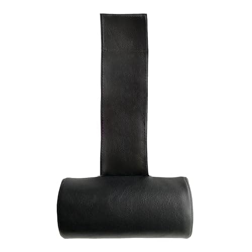 Image of CANADIAN SPA CO. Hot Tub Headrest Outdoor Neck Pillow for Pool Waterproof Half Round Pool Cushion in Black, Hot Tub Accessories