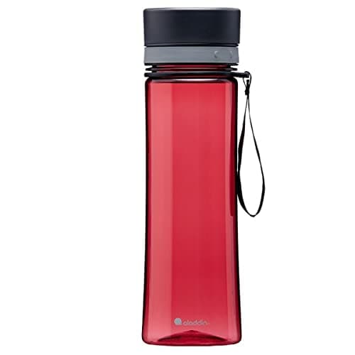 Image of Aladdin Aveo Leakproof Leakproof Water Bottle 0.6L Cherry Red – Wide Opening for Easy Fill - BPA-Free - Simple Modern Water Bottle - Stain and Smell Resistant - Dishwasher Safe