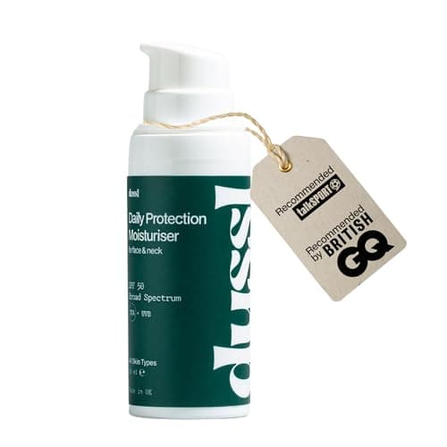 Image of Daily Protection Moisturiser SPF 50 50ml - Broad Spectrum UVA & UVB Face & Neck Moisturiser with Niacinamide, Hyaluronic Acid - Invisible Matte Finish & Hydrating - Fragrance Free