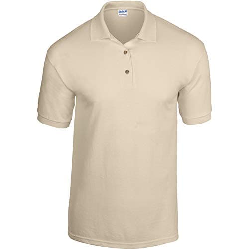 Image of Gildan Adult DryBlend Jersey Short Sleeve Polo Shirt, Charcoal, XXXXL