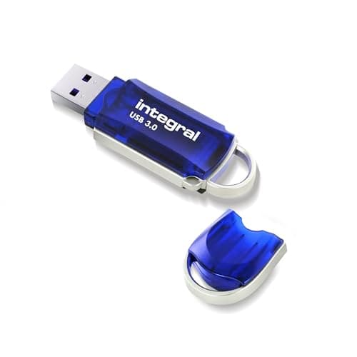 Image of Integral 128GB USB 3.2 Gen 1 Flash Drive Courier Blue up to 120MBs