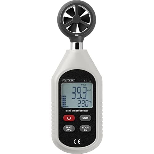 Image of VOLTCRAFT AN-10 Anemometer 0.3 up to 30 m/s Magnet-Flügelrad