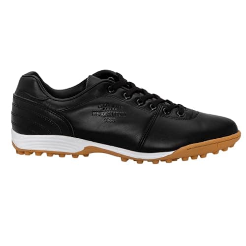 Image of Pantofola d'Oro Men's Premio Tech/Leather Sneaker, Black, 10 UK