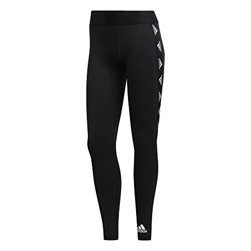 Image of adidas Womens Alphaskin Badge of Sport Tights Black/White Medium