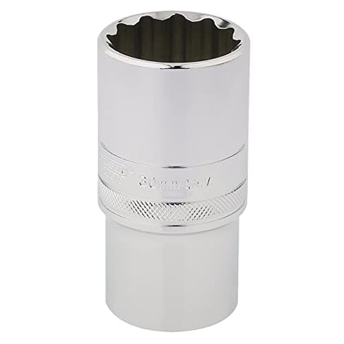 Image of Draper 33858 1/2" Square Drive Hi-Torq 12 Point Deep Socket,Blue, 30mm Size