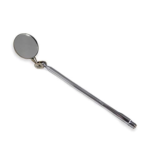 Image of RIVERWELD Adjustable Telescopic Inspection Mirror Swivel Arm Pocket Clip Tools Retractable Handle 360 Swivel
