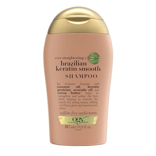 Image of OGX Ever Straightening + Brazilian Keratin Smooth Travel Size Shampoo 88.7 ml