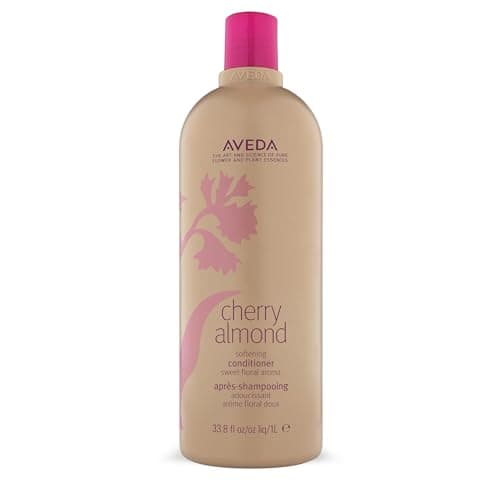 Image of Aveda Cherry Almond Softening Conditioner | for Normal to Dry Hair | 98% Naturally Derived* | with Coconut Oil & Shea Butter | Silicone Free | Iconic Aroma of Tonka, Orange, Ylang Ylang, 1000ml
