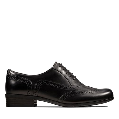 Image of Clarks Hamble Oak Womens Black Leather, 5
