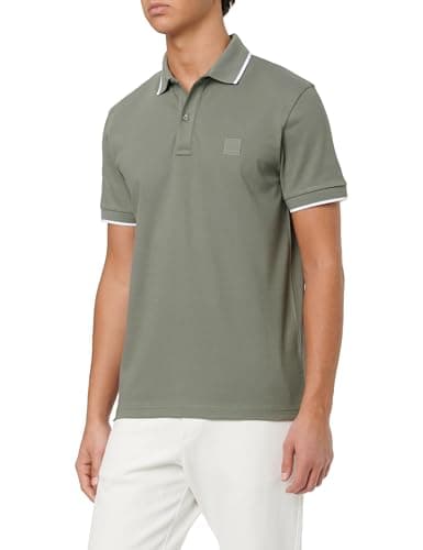 Image of BOSS Men's Polo Shirt, Open Grey 076, XXL