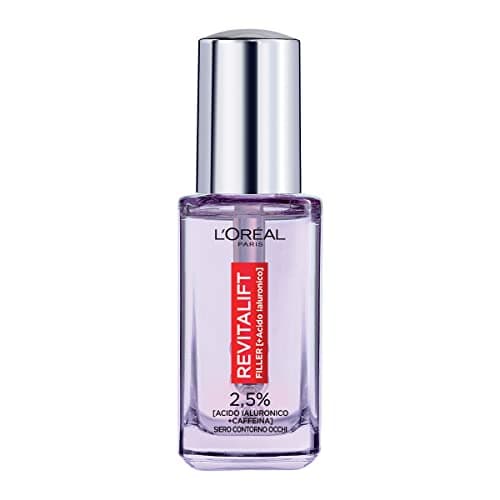 Image of L'Oréal Paris Revitalift Filler Eye Contour Serum with 2.5% Hyaluronic Acid + Caffeine Triple Roller 20ml