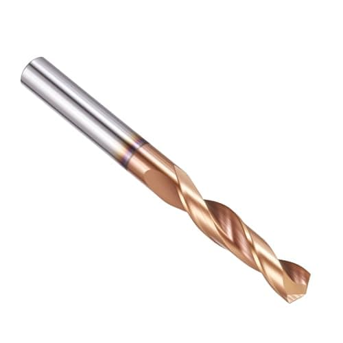 Image of PATIKIL 5mm Drill Bit, Carbide Twist Jobber Bits Straight Shank 130° for Drilling Hard Metal Alloy Steel Stainless Steel Titanium Alloys - 1 Pack